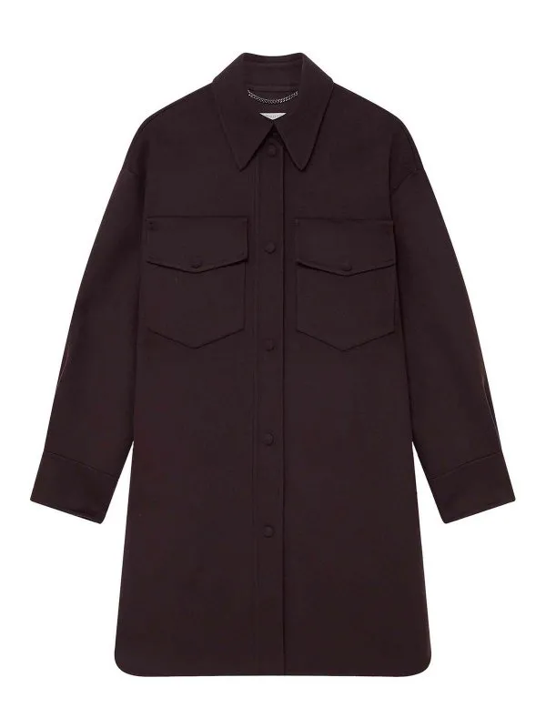 Stella Mccartney Pull Col Rond - Marron - Marron | 660098SPB052105