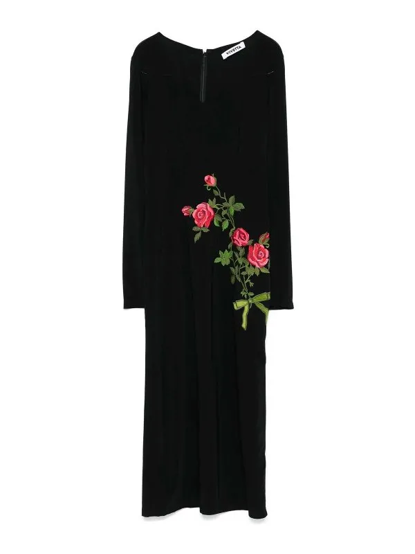 Vivetta Robe Au Genou - Noir - Noir - Femme | VS2AB0131TE0579000