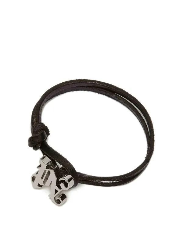 Palm Angels Bracelets - Noir - Noir - Homme | PMOA054S25MAT0011072