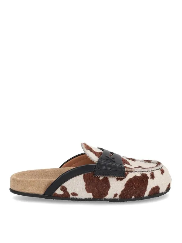 College Sandales - Noir - Imprimé Animal - Femme | CWR42401010L