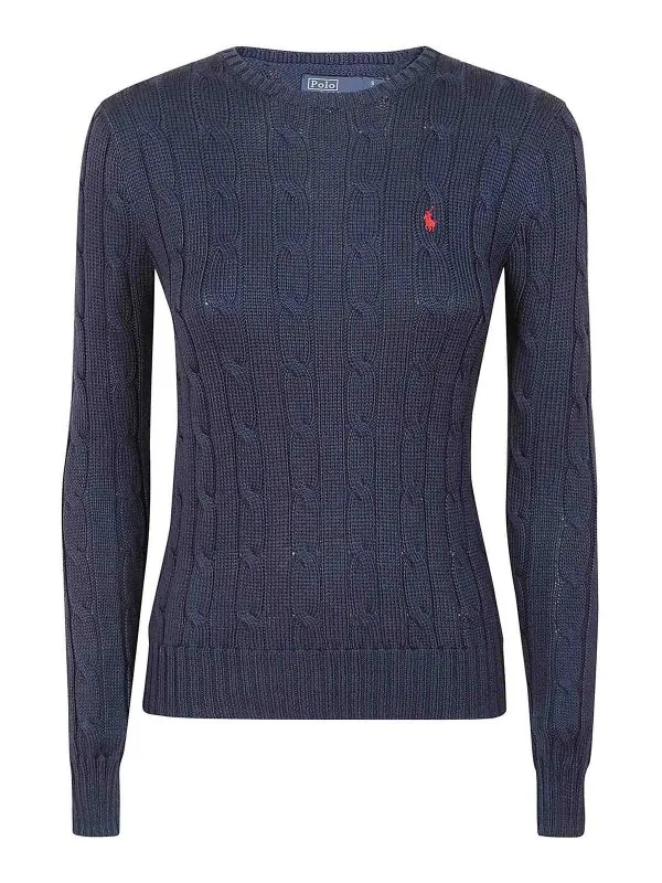 Polo Ralph Lauren Pull Col Bateau - Bleu Foncé | 211891640002