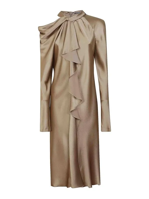 Alberta Ferretti Robe De Soirée - Beige - Beige | 041466190511