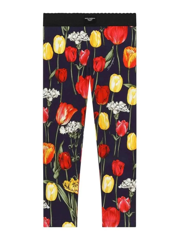 Dolce & Gabbana Jr Leggings - Bleu - Bleu | L5JPB8FSG85HB5DR
