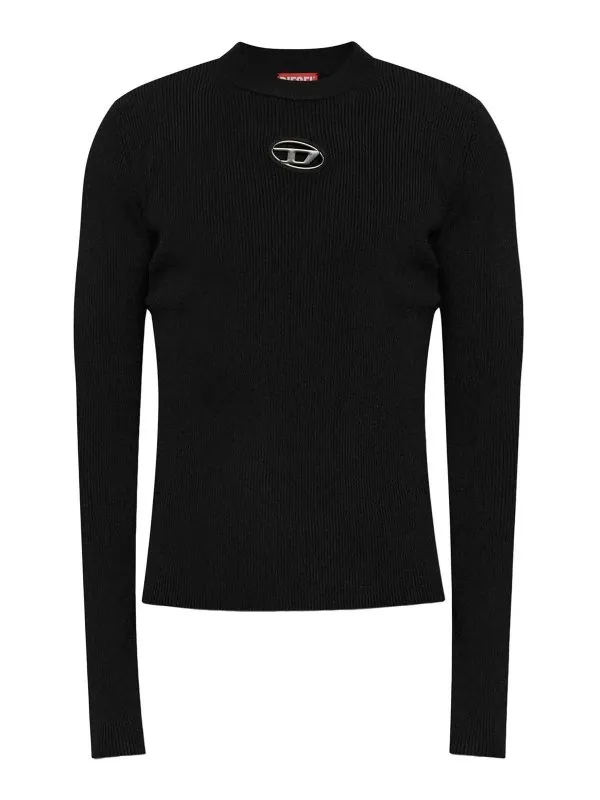 Diesel Pull Col Bateau - Noir - Noir - Homme | A168770DLAX9XXA