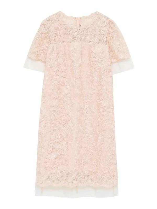 Ermanno Scervino Maxi Robe - Couleur Chair | D462Q338OEX41314