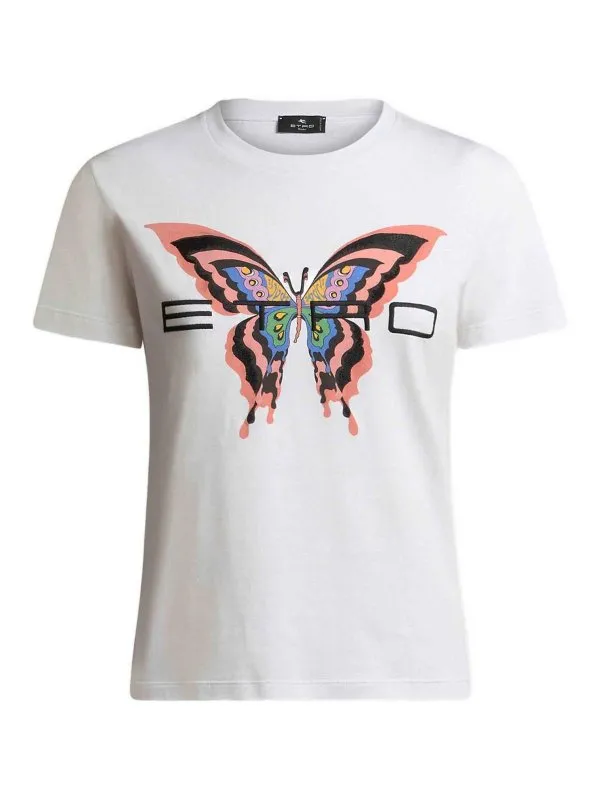 Etro T-Shirt - Blanc - Blanc - Femme | WRMA0006AK786W0111