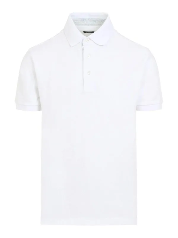 Etro Polo - Blanc - Blanc - Homme | MRMD0005AC274W0800