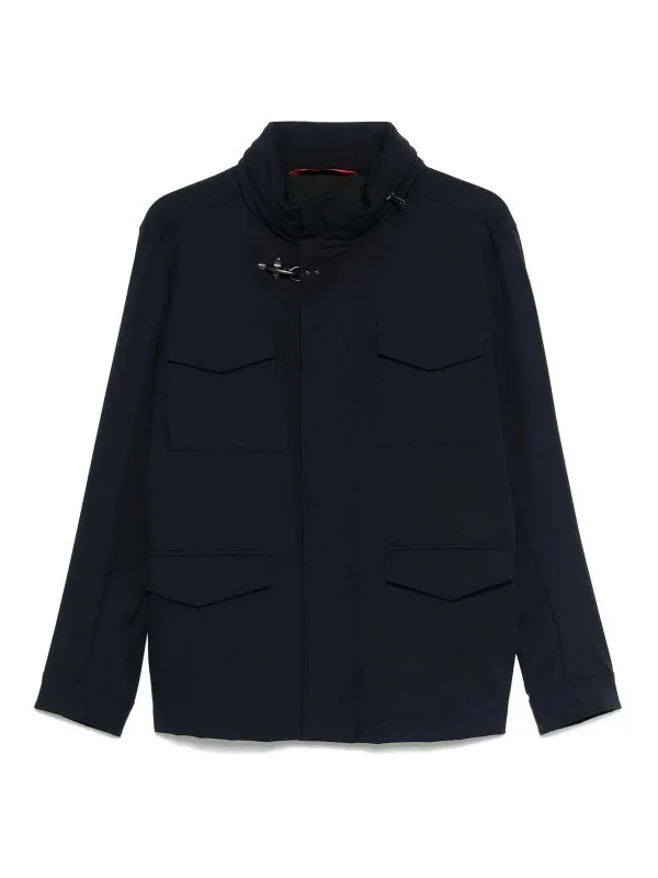 Fay Manteau Court - Bleu Foncé - Bleu Foncé | NAM1950021SVUWU807