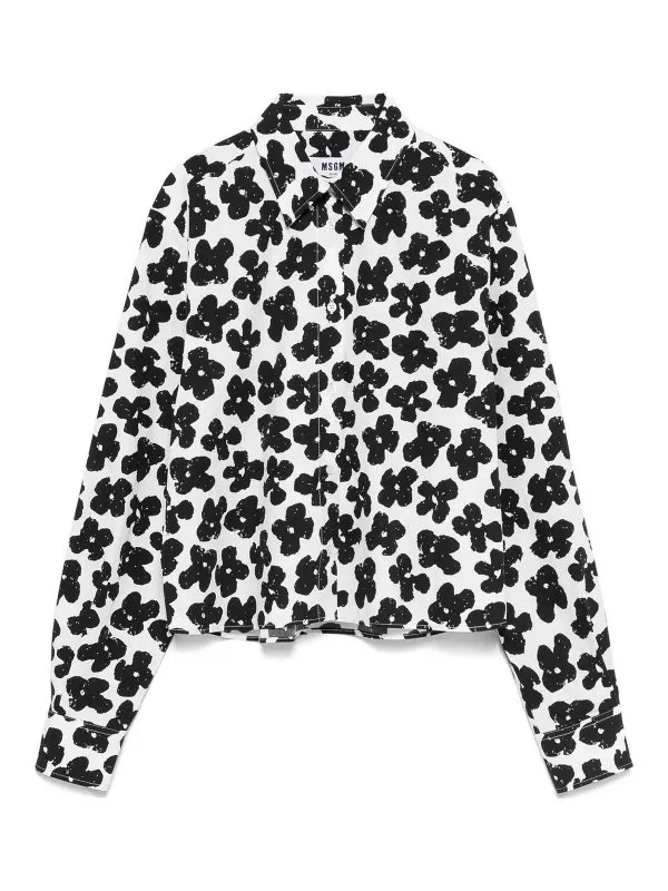 M.S.G.M. Chemise - Blanc - Blanc - Femme | 3841MDE25AX25715399