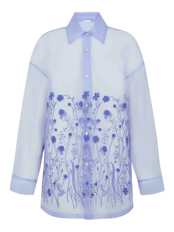 P.A.R.O.S.H. Chemise - Bleu - Bleu - Femme | SORGENTED381231046