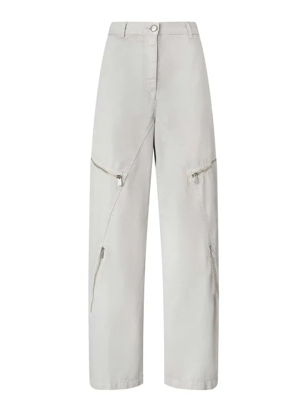 Pinko Pantalons Décontractés - Gris Clair - Femme | 104981A2ECI12
