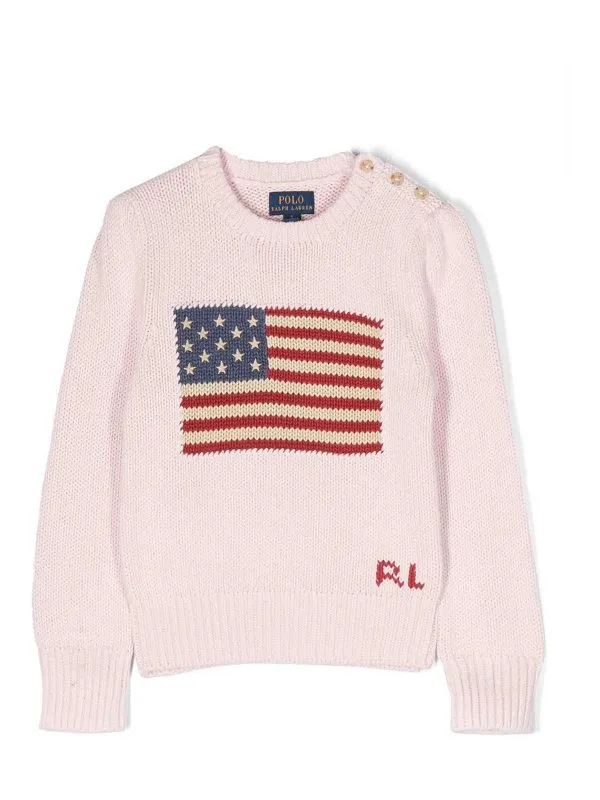 Polo Ralph Lauren Pull Col Bateau - Couleur Chair | 312668609003