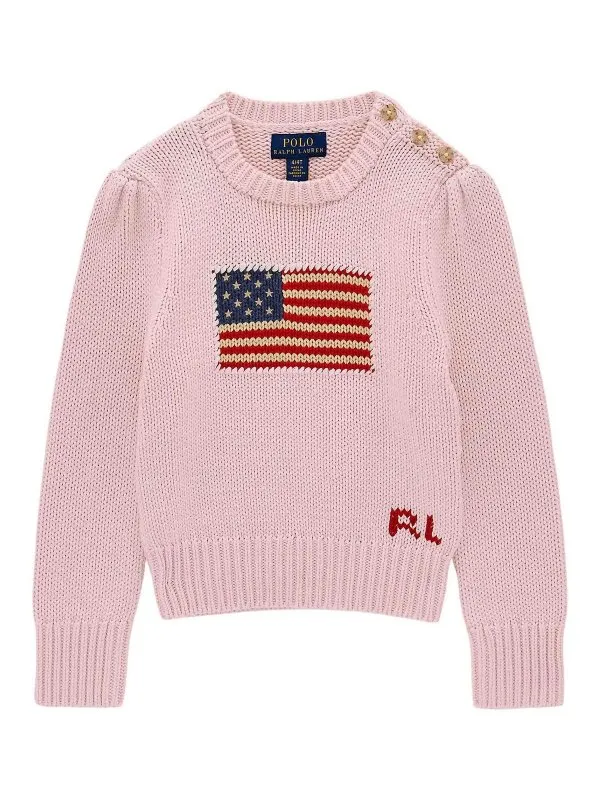 Polo Ralph Lauren Pull Col Bateau - Couleur Chair | 313668609003