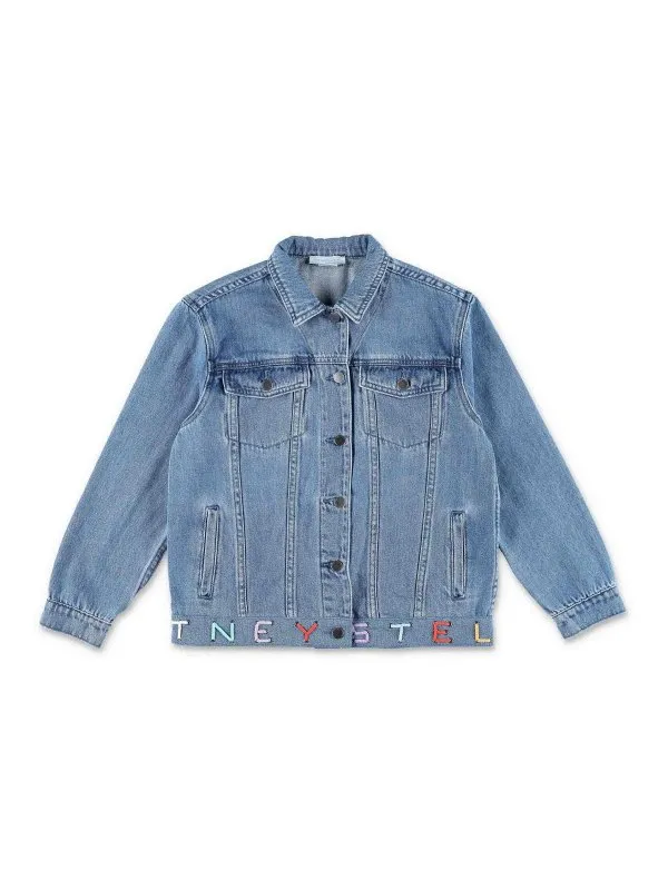 Stella McCartney Kids Veste En Jean - Bleu - Bleu | TW2B17Z0746614