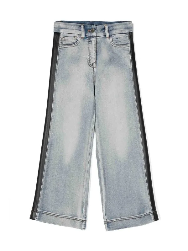 Monnalisa Bebè Jean Bootcut - Gris Clair - Fille | 49D40040200062