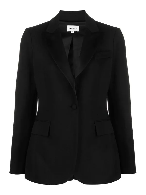 P.A.R.O.S.H. Veste Casual - Noir - Noir | LILIUXY24D420064013