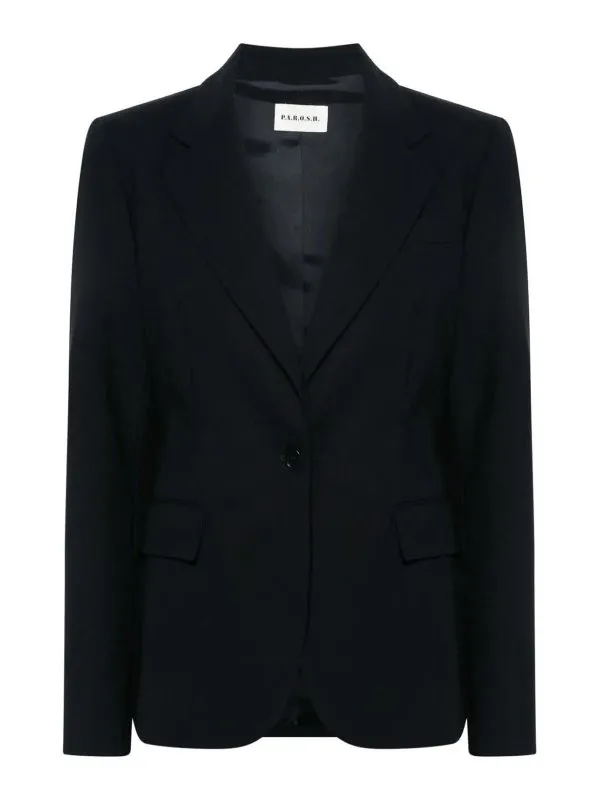 P.A.R.O.S.H. Veste Casual - Bleu - Bleu - Femme | LILLED420306012