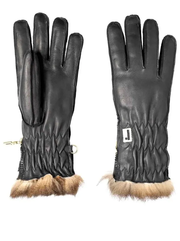 Restelli Gants - Noir - Noir - Femme | 269NO938 | thebs.com