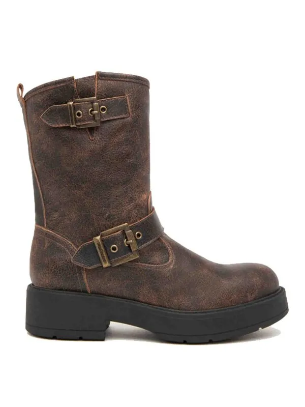 NeroGiardini Bottes - Marron Foncé - Marron Foncé | I411981D300