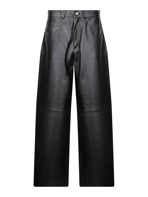Haikure Pantalons En Cuir - Noir - Noir | HEW03296PL002TPC0100