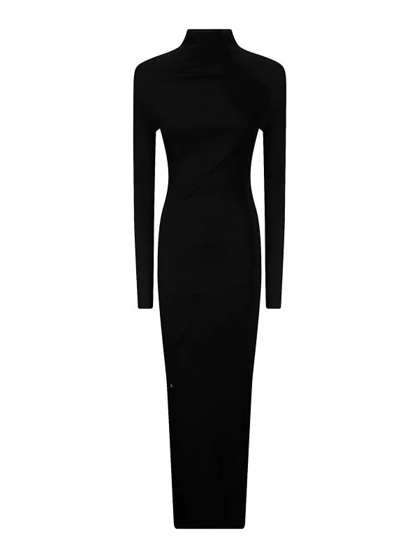 Khaite Robe Au Genou - Noir - Noir - Femme | 54634100200