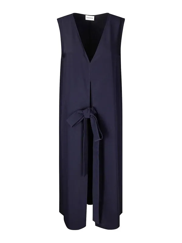 P.A.R.O.S.H. Maxi Robe - Bleu - Bleu - Femme | D313072PANTY25012