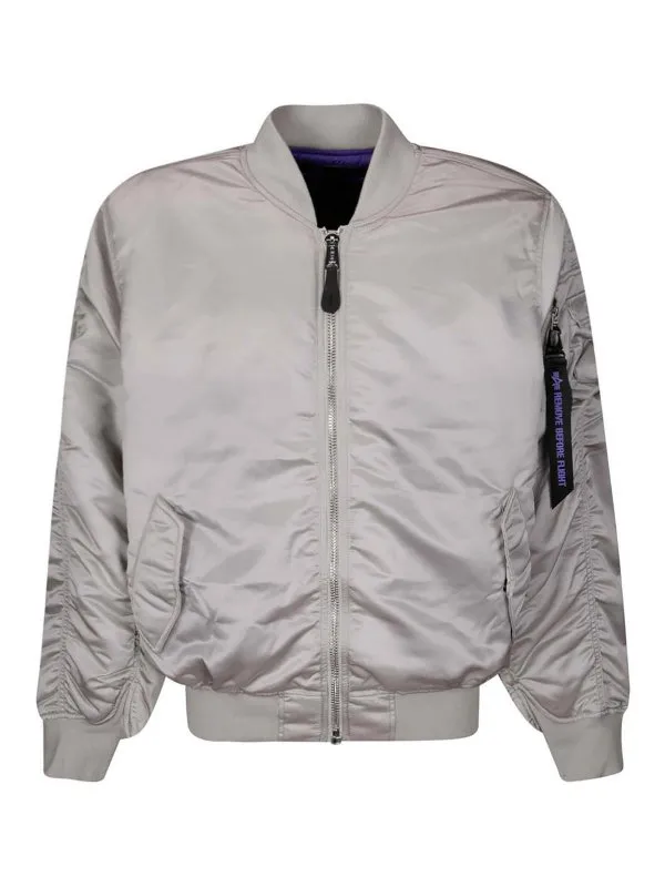 Alpha Industries Bomber - Gris - Gris - Homme | 146115UVF666