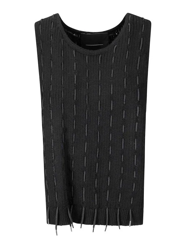 Institution Top - Noir - Noir - Femme | I01K07BLACK | thebs.com