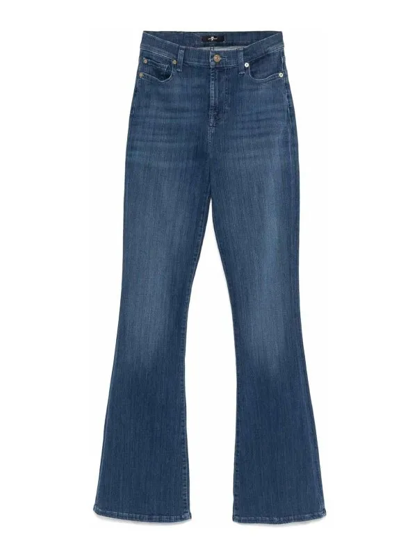 7 For All Mankind Jean Bootcut - Bleu - Bleu | JSHAA230NEMID
