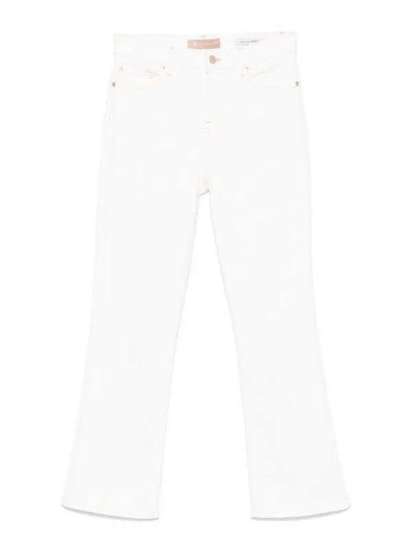 7 For All Mankind Jean Bootcut - Blanc - Blanc | JSRCC140SGWHITE