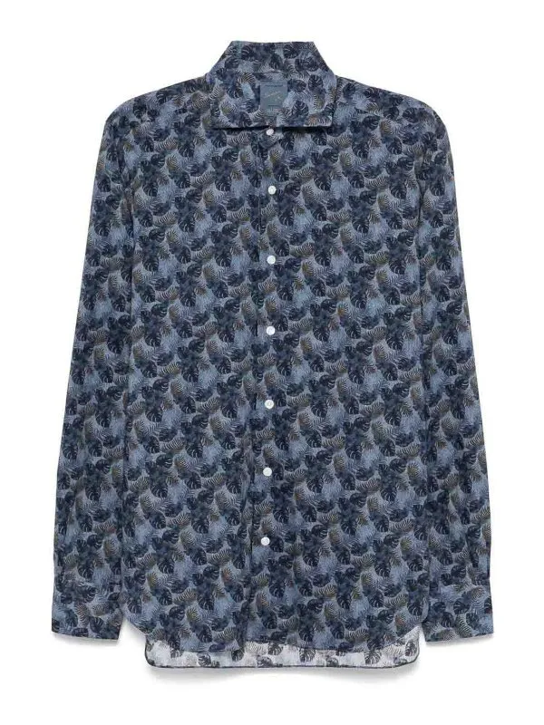 Barba Chemise - Bleu - Bleu - Homme | LIU13P0147117U0001