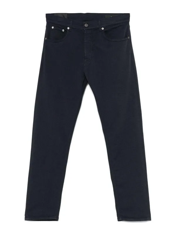 Dondup Short - Blanc - Noir - Homme | UP576BS0030UPTDDU890