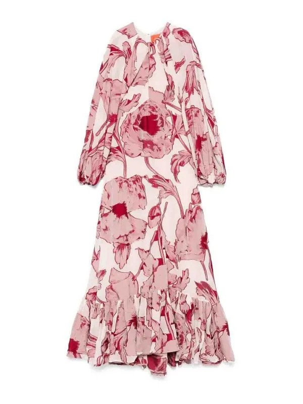 La DoubleJ Robe Au Genou - Multicolore | DRE0816FCP007SYL02PI01