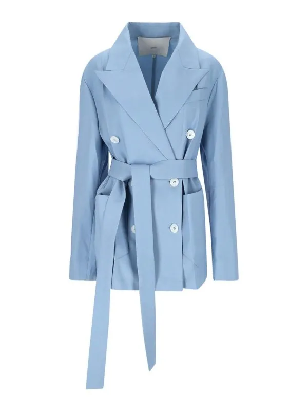 Setchu Blazer - Bleu - Bleu - Femme | U001J001W001LTBLUE