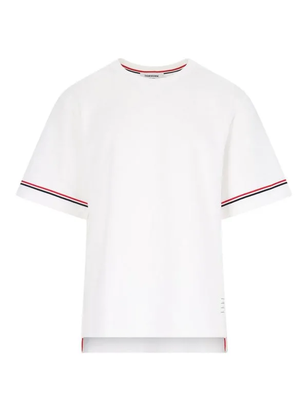 Thom Browne T-Shirt - Blanc - Blanc - Homme | MJS282AJ0199100