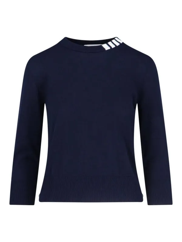 Thom Browne Sweat-Shirts - Bleu - Bleu - Femme | FKA487AY3036415