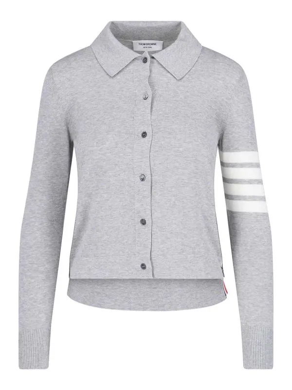 Thom Browne Chemise - Gris - Gris - Femme | FKL003AY3036055