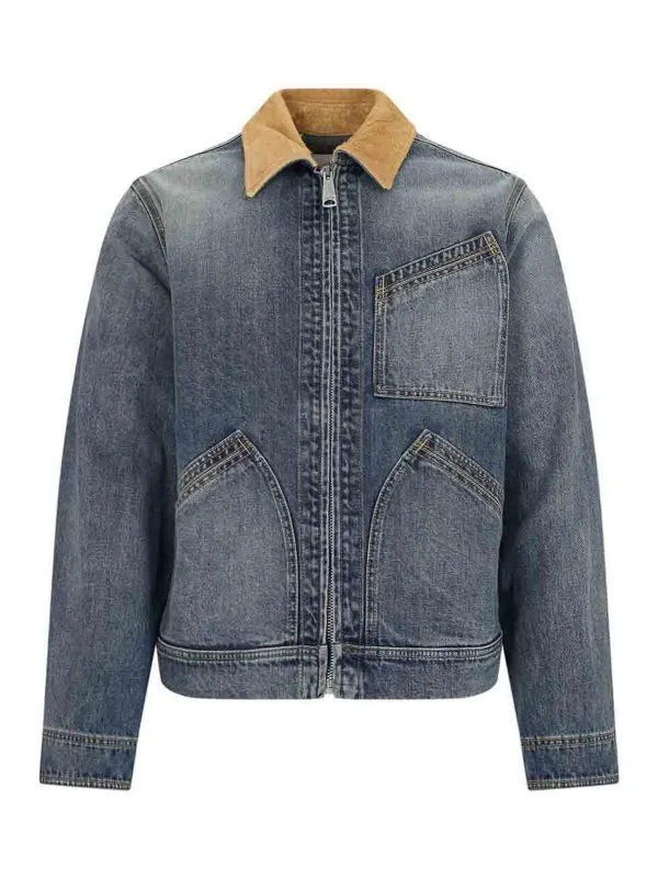 Alexander Mcqueen Veste En Jean - Bleu - Bleu | 809777QTACM0439