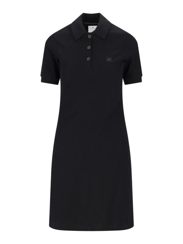 Courreges Polo - Noir - Noir - Femme | 125JRO554JS01939999