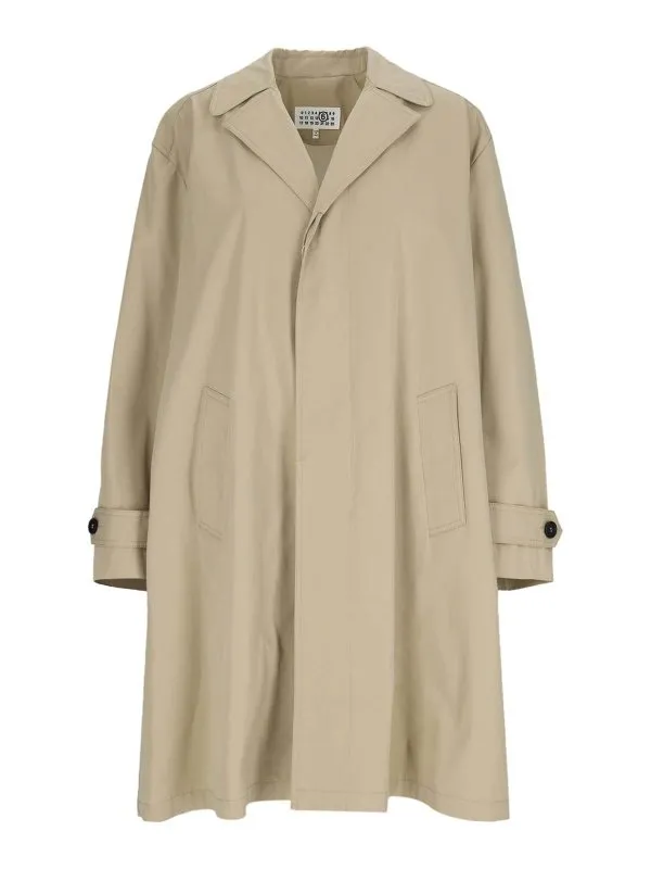 MM6 Maison Margiela Manteau Court - Beige | S52AH0078S78537113