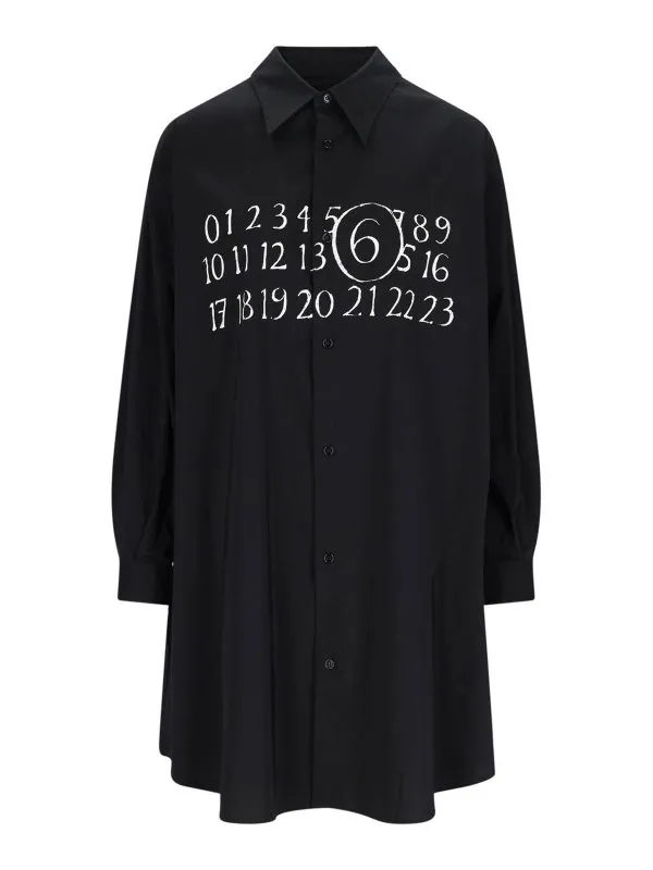 MM6 Maison Margiela Maxi Robe - Noir - Noir | S52CT0788M35043900