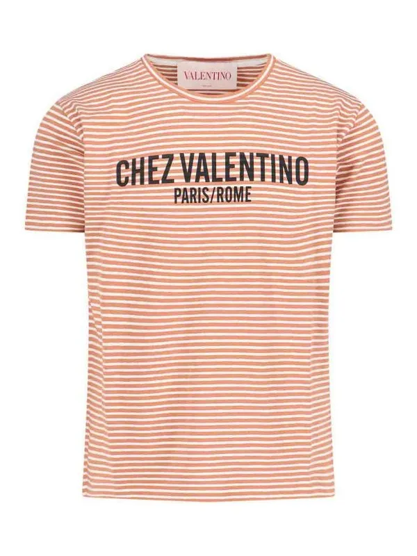 Valentino T-Shirt - Orange - Orange - Homme | 6V3MG16SAPYRGV