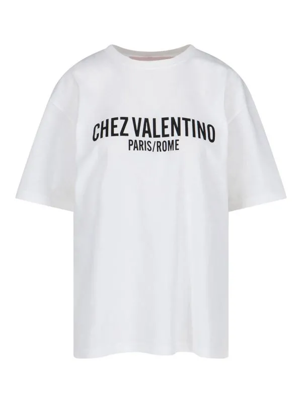 Valentino T-Shirt - Blanc - Blanc - Femme | 6B3MG24Q95WA03