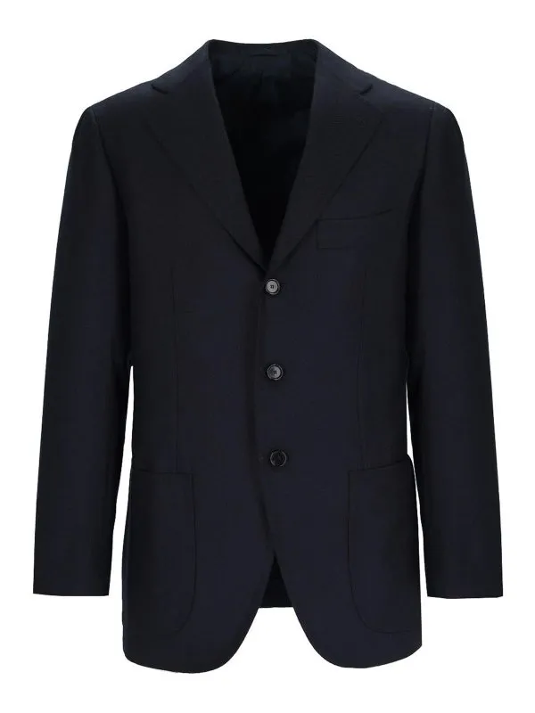 Cesare Attolini Napoli Blazer - Bleu - Bleu | GUS352A24KA12B31