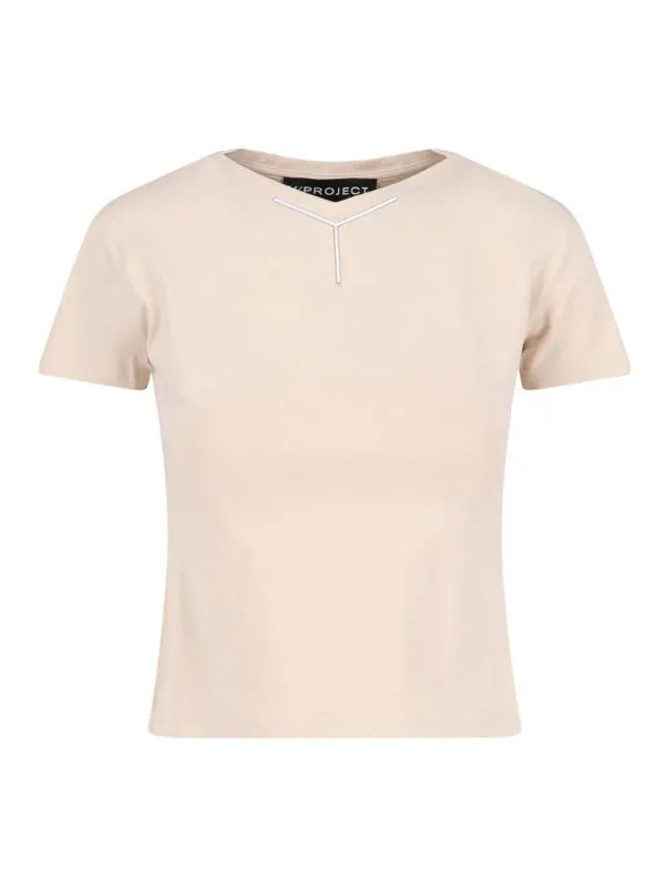 Y/Project T-Shirt - Beige - Beige - Homme | 104TO004J155SAND
