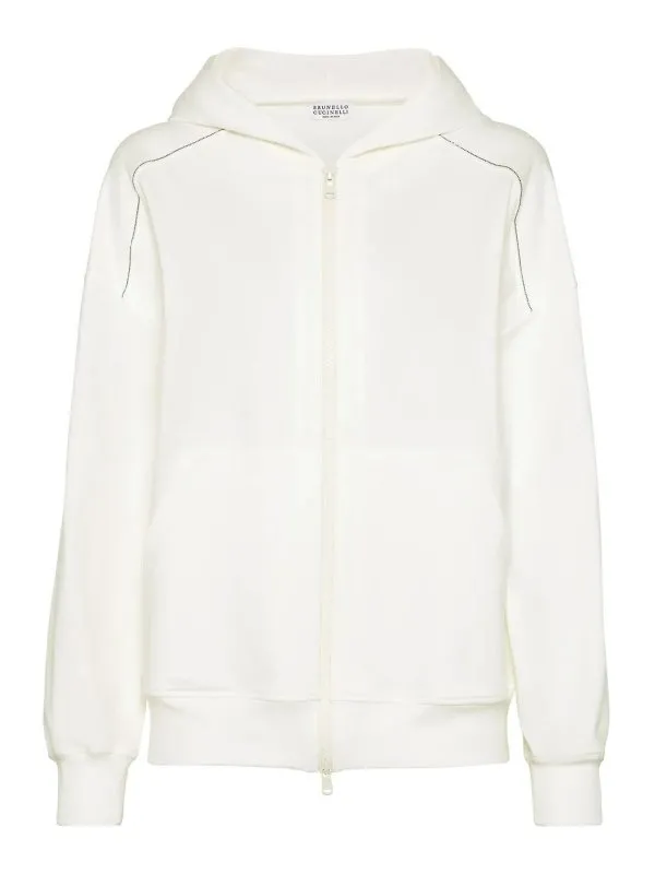 Brunello Cucinelli Sweat-Shirts - Blanc - Blanc | MH827FB706C600