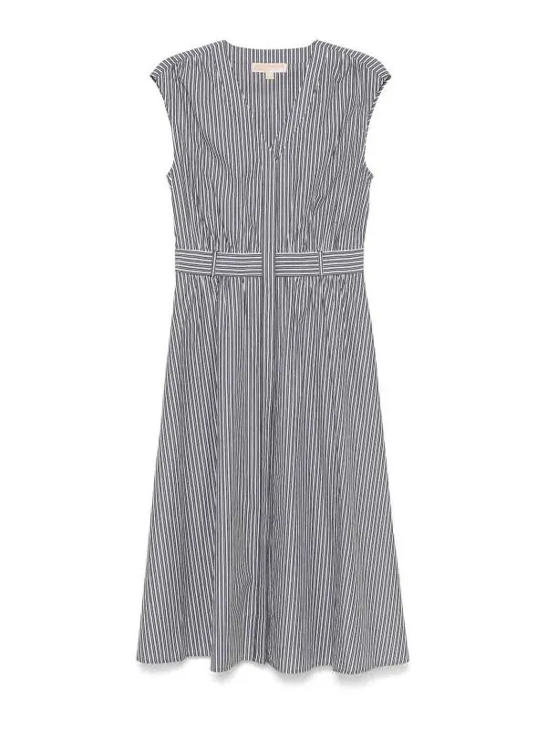 Michael Kors Robe Au Genou - Blanc - Blanc - Femme | MS5830KHJ6001