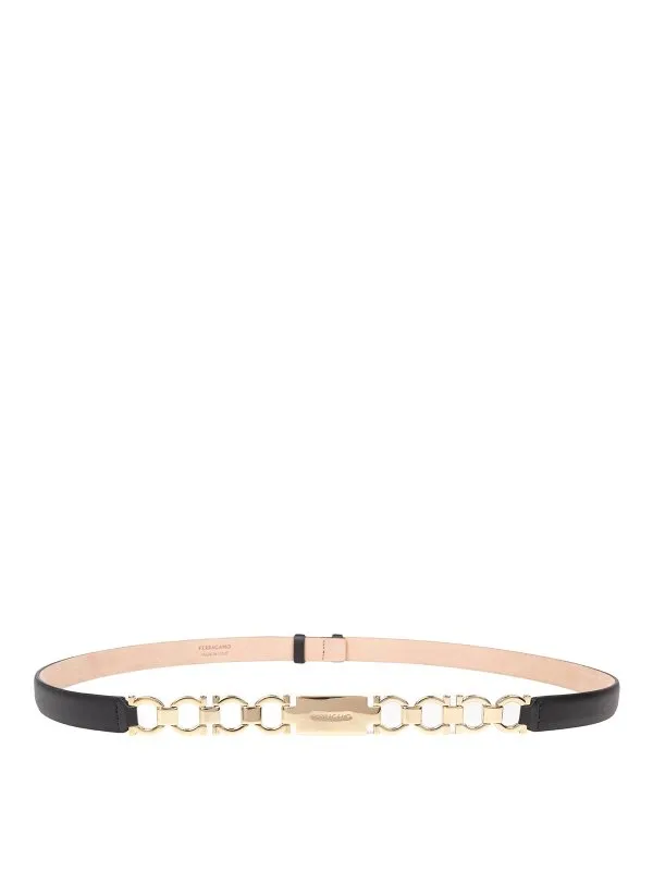 Ferragamo Ceinture - Beige - Beige - Femme | 230363NEROBEIGE