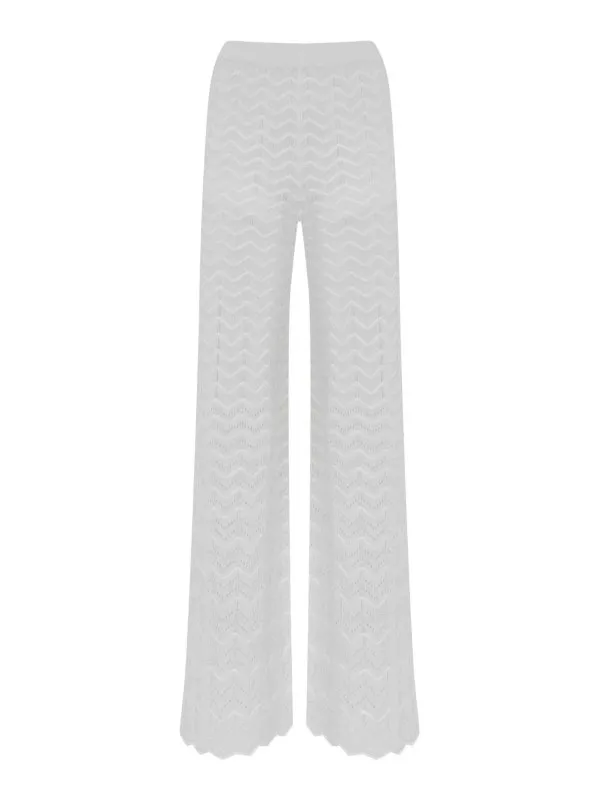 D. Exterior Pantalons Décontractés - Blanc - Blanc | 603391BIAN