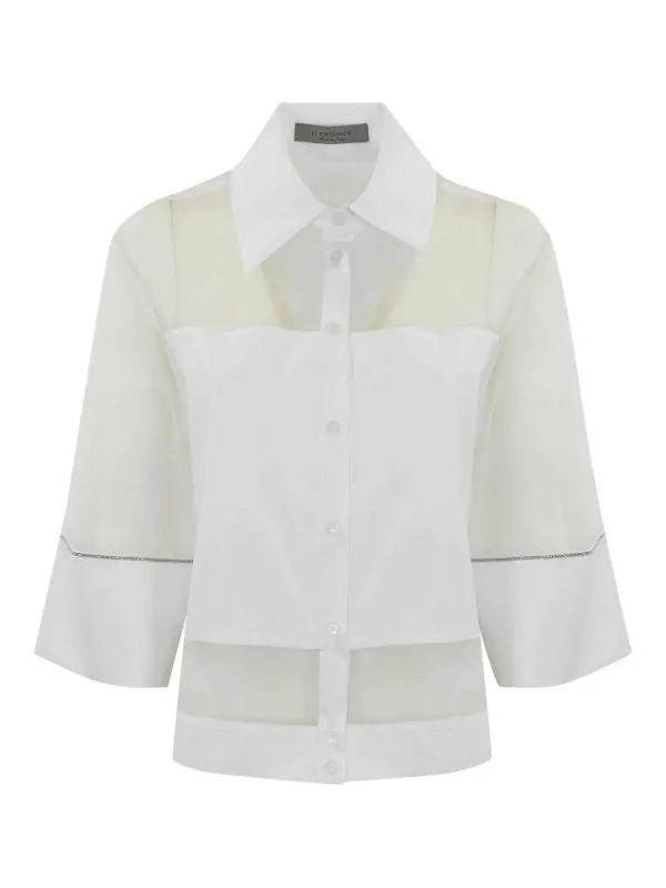 D. Exterior Chemise - Blanc - Blanc - Femme | 606071BIAN